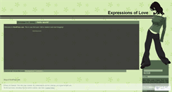 Desktop Screenshot of expressionsoflove.wordpress.com
