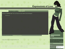 Tablet Screenshot of expressionsoflove.wordpress.com