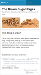Mobile Screenshot of brownsugarpages.wordpress.com