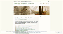 Desktop Screenshot of nextlevelaccountingfinance.wordpress.com