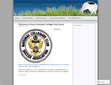 Tablet Screenshot of coloradoccsoccer.wordpress.com