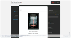 Desktop Screenshot of horrorrealmbyme.wordpress.com