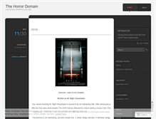 Tablet Screenshot of horrorrealmbyme.wordpress.com