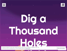 Tablet Screenshot of dig1000holes.wordpress.com