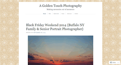 Desktop Screenshot of agoldentouch.wordpress.com
