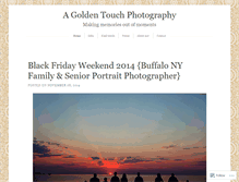 Tablet Screenshot of agoldentouch.wordpress.com