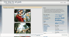 Desktop Screenshot of gods4all.wordpress.com