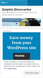 Mobile Screenshot of dolphindiscoveries.wordpress.com