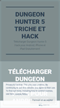 Mobile Screenshot of dungeonhunter5triche.wordpress.com
