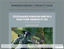 Tablet Screenshot of dungeonhunter5triche.wordpress.com