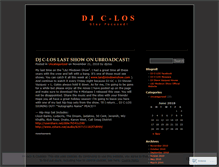 Tablet Screenshot of djclos.wordpress.com