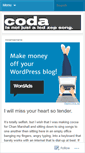 Mobile Screenshot of codaisnotjustaledzepsong.wordpress.com