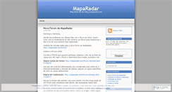 Desktop Screenshot of maparadar.wordpress.com