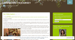 Desktop Screenshot of learnedonthejourney.wordpress.com