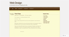 Desktop Screenshot of 101webdesign.wordpress.com