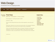 Tablet Screenshot of 101webdesign.wordpress.com