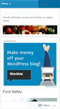 Mobile Screenshot of collegefoodtips.wordpress.com