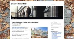 Desktop Screenshot of creativewriterphd.wordpress.com