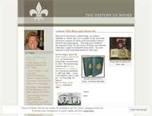 Tablet Screenshot of historyofbooks.wordpress.com