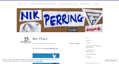 Desktop Screenshot of nikperringdotcom.wordpress.com