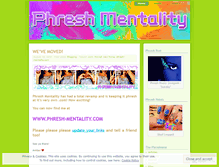 Tablet Screenshot of phreshmentality.wordpress.com