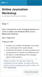 Mobile Screenshot of onlinejournalismworkshop.wordpress.com