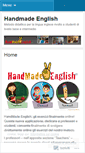 Mobile Screenshot of handmadeenglish.wordpress.com