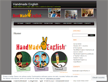 Tablet Screenshot of handmadeenglish.wordpress.com