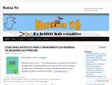 Tablet Screenshot of nutixaye.wordpress.com