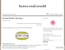 Tablet Screenshot of braverealworld.wordpress.com