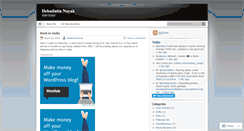 Desktop Screenshot of debaduttanayak.wordpress.com