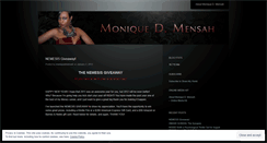 Desktop Screenshot of moniquedmensah.wordpress.com