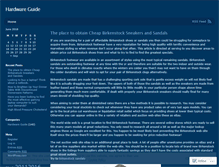 Tablet Screenshot of hardwareguide.wordpress.com