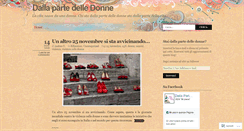 Desktop Screenshot of dallapartedelledonne.wordpress.com