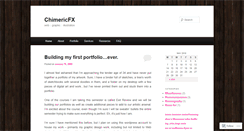 Desktop Screenshot of chimericfx.wordpress.com