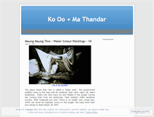 Tablet Screenshot of oothandar.wordpress.com