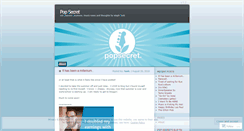 Desktop Screenshot of popsecret.wordpress.com