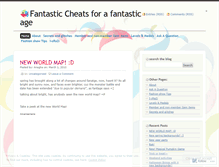 Tablet Screenshot of fantagecheatage.wordpress.com