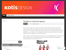 Tablet Screenshot of kotisdesignblog.wordpress.com