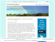 Tablet Screenshot of lichtlaeufer.wordpress.com