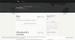Desktop Screenshot of josefinefagerhov.wordpress.com