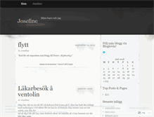Tablet Screenshot of josefinefagerhov.wordpress.com