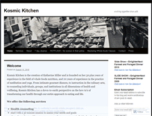 Tablet Screenshot of kosmiccooking.wordpress.com