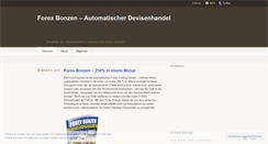 Desktop Screenshot of forexbonzen.wordpress.com