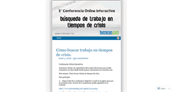 Desktop Screenshot of diadeltrabajo.wordpress.com