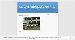 Desktop Screenshot of gomezmartinez.wordpress.com