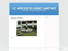 Tablet Screenshot of gomezmartinez.wordpress.com