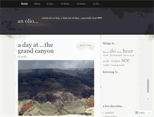 Tablet Screenshot of anolio.wordpress.com