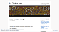 Desktop Screenshot of newfriendsofjesus.wordpress.com