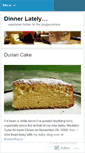 Mobile Screenshot of dinnerlately.wordpress.com